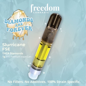 Freedom Cannabis - Slurricane Full Spectrum (THCA Diamonds) 1g Prefilled Vape Cartridge