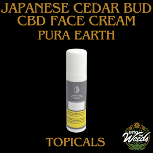 Pura Earth - Japanese Cedar Bud CBD Face Cream- 50g