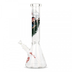 Cheech & Chong Glass - 15" FIELDS OF GREEN BEAKER