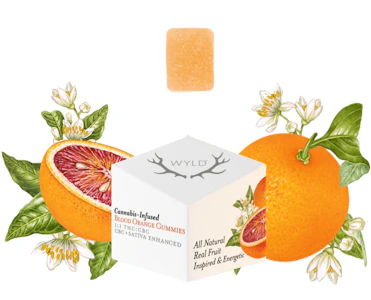 Wyld - Wyld Real Fruit Blood Orange 3:1 CBC:THC 2x4g Soft Chew