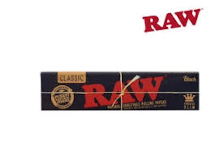 West Coast Gifts  - Raw Black Classic King Slim Papers