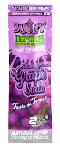 Juicy Jay's - Hemp Wraps | Grape Soda TERP Enhanced 2-pack