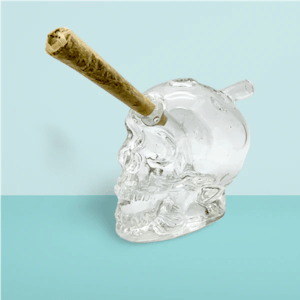 Bubbler Glass - Skull Bubbler