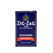 Zig Zag Slow burning White Papers - ZIG ZAG Kutcorners Free Burning Blue