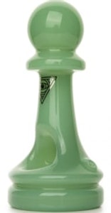 West Coast Gifts - ACC-RED EYE GLASS-4.75" Pawn Hand Pipe-MINT GREEN