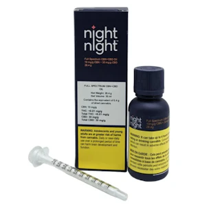 NightNight - Full Spectrum CBD:CBN Oil 30ml