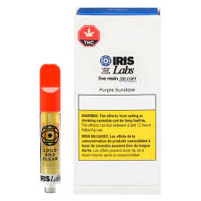IRIS LABS - IRIS Labs Purple Sundaze Live Resin 1g Prefilled Vape Cartridge Main Image
