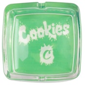 Cookies Square Glass Ashtray - Assorted Colours