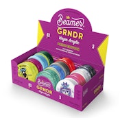 63mm Beamer Prime Edition 3pc Acrylic Grinder - Assorted Designs