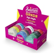 63mm Beamer Crown Logo 3pc Acrylic Grinder - Assorted Designs