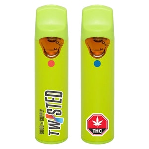 Good Supply - Good Supply Twisted Orange Swirl & Strawberry Freeze 2x0.6g Disposable Vape Pen
