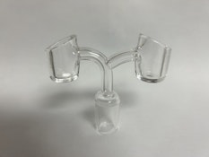 Dual Banger Male 19mm (Quartz)
