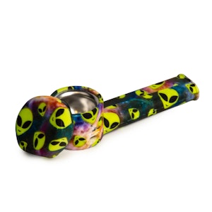 West Coast Gifts - 3.5" HAND PIPE ALIEN SILICONE