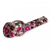 3.5" HAND PIPE SUGAR SKULL SILICONE