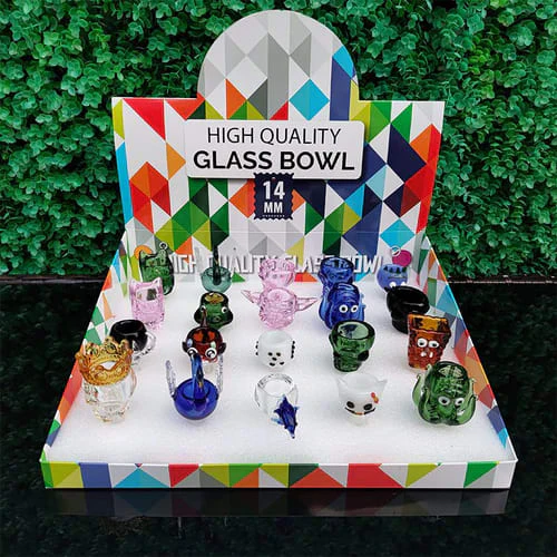 SMOKING CAT DISTRIBUTION - Cartoon Shape Glass Bowl - 14mm Main Image