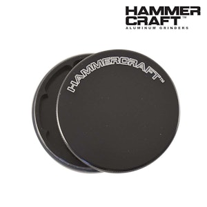 Hammercraft - 2.5" HAMMERCRAFT ALUMINUM 2 PIECE GRINDER - BLACK