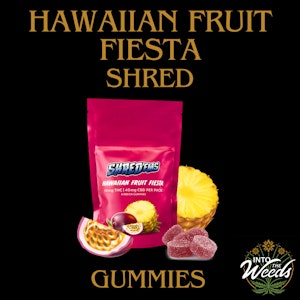 SHRED - Hawaiian Fruit Fiesta 4:1 CBD:THC - 4 x 2.5mg