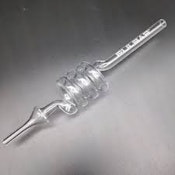 Spiral Coil Quartz Dab Straw