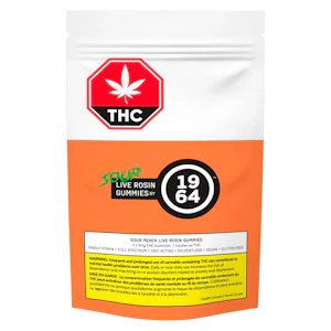 1964 - 1964 Sour Peach 2 x 5mg Soft Chews