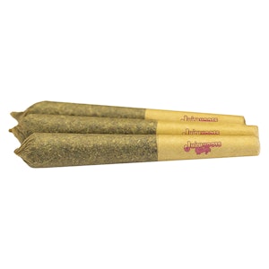 Juicy Hoots - Juicy Hoots - Double Berry Punch Flavour Flip Infused Pre-Rolls - 3x0.5g