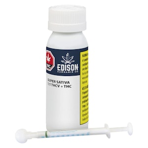 Edison Cannabis Co - Edison Cannabis Co. - Super Sativa 1:1 THCV+THC 30ml Oils *LAST CHANCE*