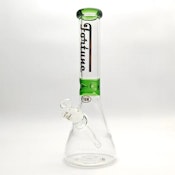 Fortune 14" 7mm Coloured Accent Bong - Green