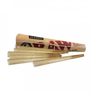 West Coast Gifts - RAW 1 1/4 Classic Pre-Rolled Cones (Packs of 6)