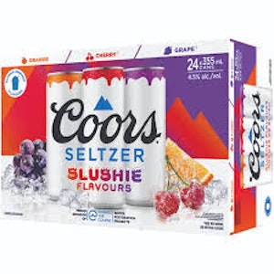 Coors - COORS SELTZER SLUSHIE FLAVOURS 24 CAN