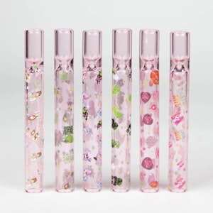 Super Supplys - 4" Color straight One Hitter - Pink