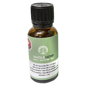 WholeHemp - Whole Hemp Full Spectrum CBD Oil 30ml