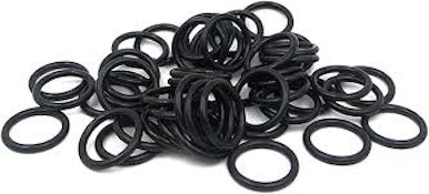 Metal Pipes and Pieces - Black O-Ring 9mm