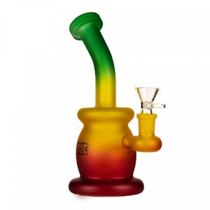 iRie - 7.5" Frosted Bubbler (Rasta)
