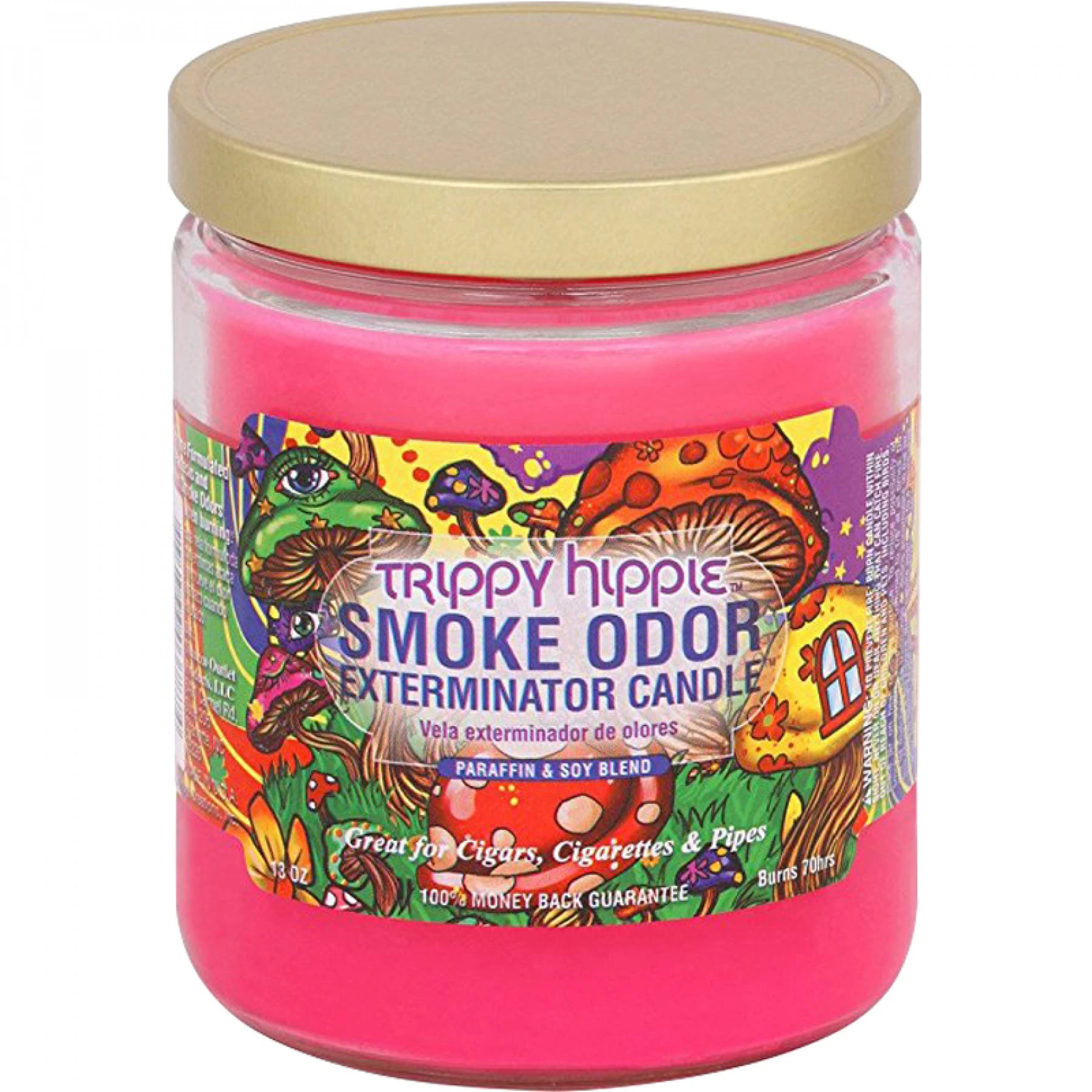 SMOKE ODOR EXTERMINATOR - 13oz Trippy Hippie Candle Main Image