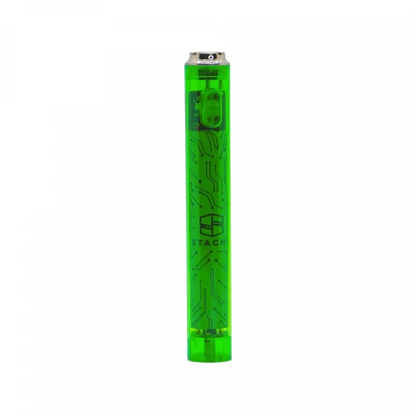 STACHE - TRANSPARENT SLIM 510 BATTERY - GREEN Main Image