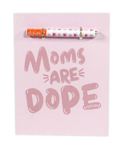 Humble & Fume - KushKards One-Hitter Greeting Card | Moms are dope