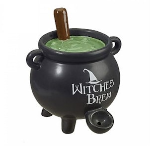 West coast.Gifts - Witches Brew Cauldron Ceramic Pipe