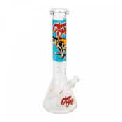 15" The Lab Beaker Tube "*BD* Cheech & Chong Glass 15" Tall The Lab Beaker Tube W/Iconic Artwork & Signat