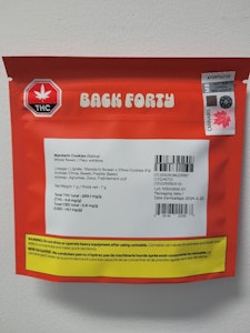 Auxly Ottawa Inc - Back Forty Mandarin Cookies 7g Dried Flower