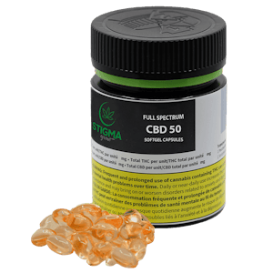 Stigma Grow - Stigma Grow - Full Spectrum CBD 50 Softgels