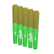 Baby Jeeter Infused Strawberry Sour Diesel Pre-Roll Pack - Jeeter - 5 x 0.5