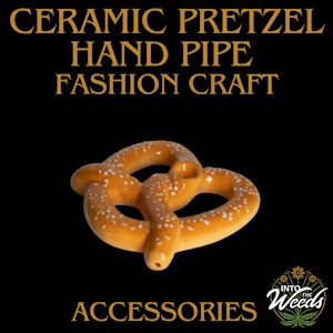 Fashion Craft  - Ceramic Pretzel Hand Pipe (Fashion Craft)