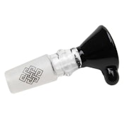 Bowl- Glass Karma 14mm Heavy Cone Black