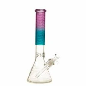 Smoke Arsenal - 14" Danish Chrome Bong - Pink/Blue