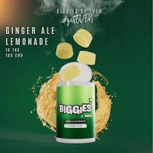 BIGGIES by EVEN - Ginger Ale Lemonade 4 x 10:1 CBD:THC Soft Chews