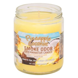 West Coast Gifts - 13OZ PINEAPPLE COCONUT SMOKE EXTERMINATOR CANDLE