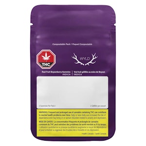 Wyld - Wyld Real Fruit Boysenberry 2:1:1 CBD:THC:CBN 2x4g Soft Chew