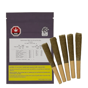 Virtue Cannabis - Watermelon Mjto Ice 5 x 0.5g Infused Pre-Rolls