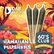 0.5g x 3 Hawaiian Plushers 60s Dbl - Dab Bods