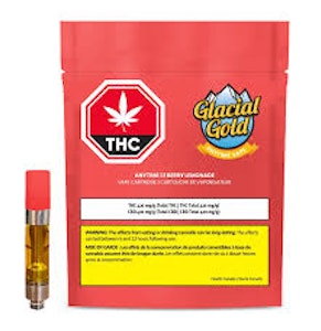 Glacial Gold - Glacial Gold Berry Lemonade Balanced 1g Vape Cartridge