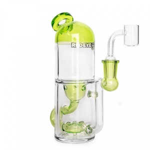 Green Leaf Sales - 7" Alpha Concentrate Incycler Dab Rig - Lime Green